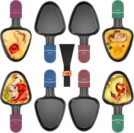 Zalava 8er Set Raclette Pfännchen