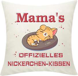 Zalingo Mama's Offizielles Nickerchen-Kissen, 