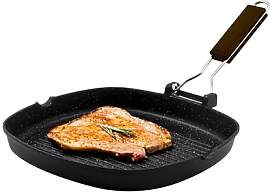 Zanetti, Grillpfanne 28 x 28 cm, Grillplatte aus