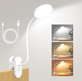 ZAPLIT 97 LED Akku Leselampe Bett –【3 Farbmodi 