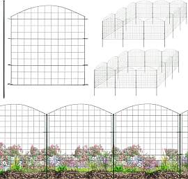 Zaun Gartenzaun Steckzaun Teichzaun für Garten