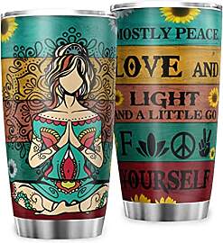 Zbbfwu Frieden Liebe Kaffeebecher to go