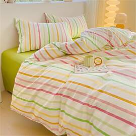 ZBOOM Kinder Bettwäsche 135x200 Zweiteilig Weiß