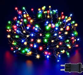 ZCLIKEU LED Lichterkette Außen 20m 200LED mit