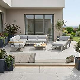 Zebra Belvedere Ecklounge inkl. Loungetisch