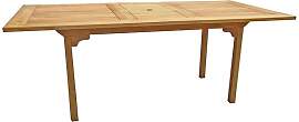 Zebra Brasilia Ausziehtisch 160/210x100cm Teak