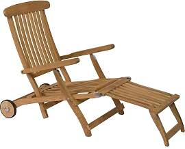 Zebra Bueno Deckchair mit abnehmbaren Fußteil