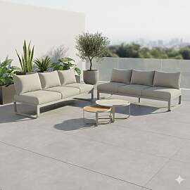 Zebra Fly Loungeset inkl. Loungetische