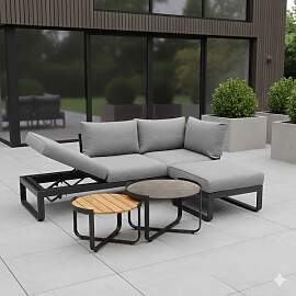 Zebra Fly Loungeset inkl. Loungetische