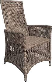 Zebra Loft Gartensessel verstellbar Geflecht
