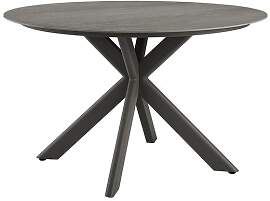 Zebra Mantis Gartentisch Ø120cm Aluminium/Keramik