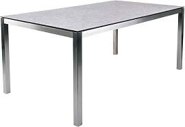 Zebra Opus Gartentisch 180x100cm Edelstahl/HPL