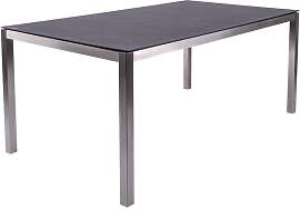 Zebra Opus Gartentisch 210x100cm Edelstahl/HPL