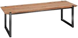 Zebra Quadux Gartenbank 140 cm Aluminium/Teak