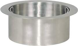 Zebra Sektkühler zu Tisch Oryx aus Edelstahl