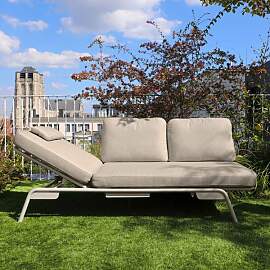Zebra Somerset Gartenloungesofa Aluminium/Sunproof