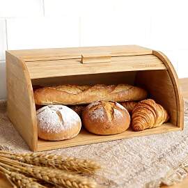Zedelmaier Brotkasten Bambus mit Rolldeckel