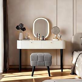 Zedelmaier Sitzhocker Schminktisch Cord Hocker