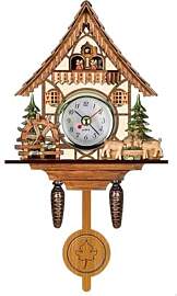Zeitmesser Traditionelle Kuckucksuhr Im