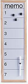 Zeller 11576 Magnet-/Schreibtafel Memo, Natur, ca. 