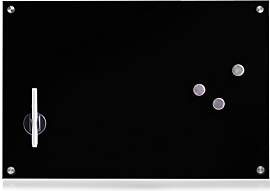 Zeller 11661 Memoboard, Glas, schwarz