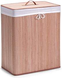 Zeller 13413 Wäschesammler, 2-fach, Bamboo, 52 x