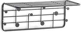 Zeller 17011 Wandgarderobe, Metall, schwarz
