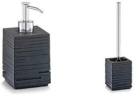 Zeller 18316 Seifenspender Schiefer, Polyresin,