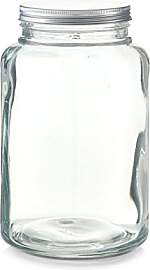 Zeller 19938 Vorratsglas, mit Metalldeckel,