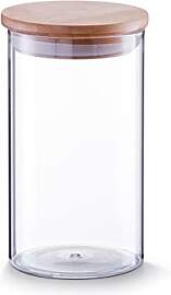 Zeller 19976 Vorratsglas m. Bambusdeckel, 1000 ml