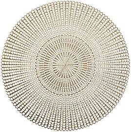 Zeller 26818 Platzset, PVC, Gold, 41 cm