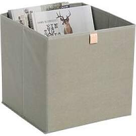Zeller Aufbewahrungsbox khaki 32,0 x 32,0 x 32,0
