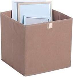 Zeller Aufbewahrungsbox mocca 32,0 x 32,0 x 32,0