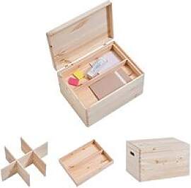 Zeller Aufbewahrungsboxen-Set braun, 1 Set