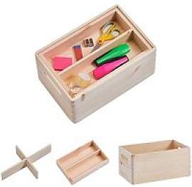 Zeller Aufbewahrungsboxen-Set braun, 1 Set