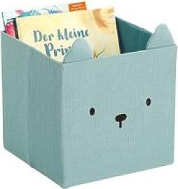 Zeller Bär Aufbewahrungsbox mint 28,0 x 28,0 x