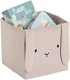 Zeller Hase Aufbewahrungsbox beige 28,0 x 28,0 x