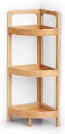 Zeller Present Eckregal, Natur, Holz, Bambus,