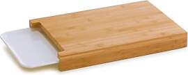 Zeller Schneidebrett mit Tablett, Bamboo/Melamin / 