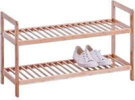 Zeller Schuhregal natur Bambus B/H/T: ca. 70x40x26 