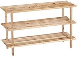 Zeller Schuhregal natur Kiefer B/H/T: ca. 80x50x26 
