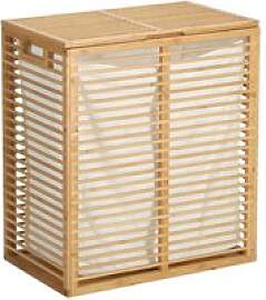 Zeller Wäschesammler natur Baumwolle B/H/L: ca.