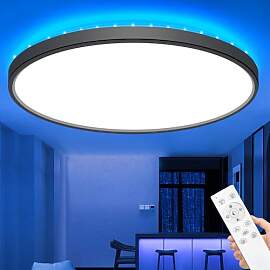zemty 39CM LED Deckenleuchte Dimmbar, 36W 3600LM