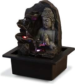Zen'Light Innenbrunnen Cascade Buddha Lotus