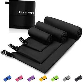 ZENACROSS Mikrofaser Handtuch (3er-Set) -