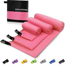 ZENACROSS Mikrofaser Handtuch (3er-Set) -