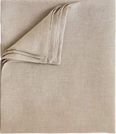 Zendan Tischtuch Aus Leinen Beige Creme & 170