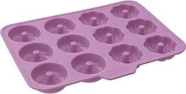 Zenker Silikonbackform Mini Donuts 25 x 19 x 2 cm, 