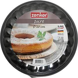 Zenker Springform mit Flach- und Rohrboden Ø 28