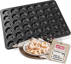 Zenker Vanillekipferl Backblech – Backform für